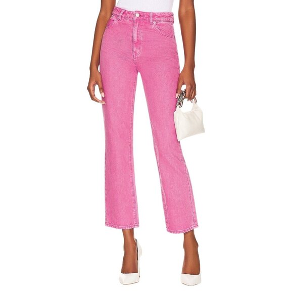 ROLLA'S Original Straight Jeans in Layla Magenta 32 New Womens Denim Pants - Picture 1 of 12